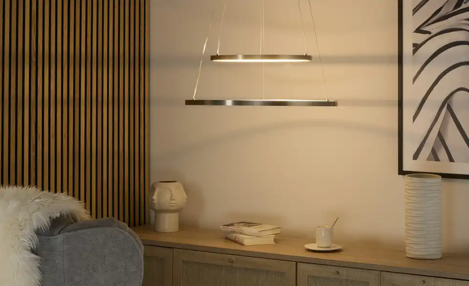 KHG LED-Pendelleuchte, in Wohnsituation