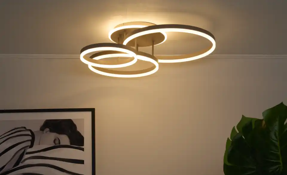 KHG LED-Deckenleuchte, in Wohnsituation