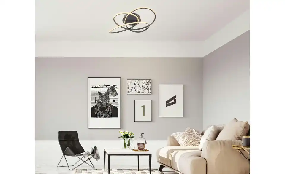 Globo Lighting Deckenleuchte, in Wohnsituation