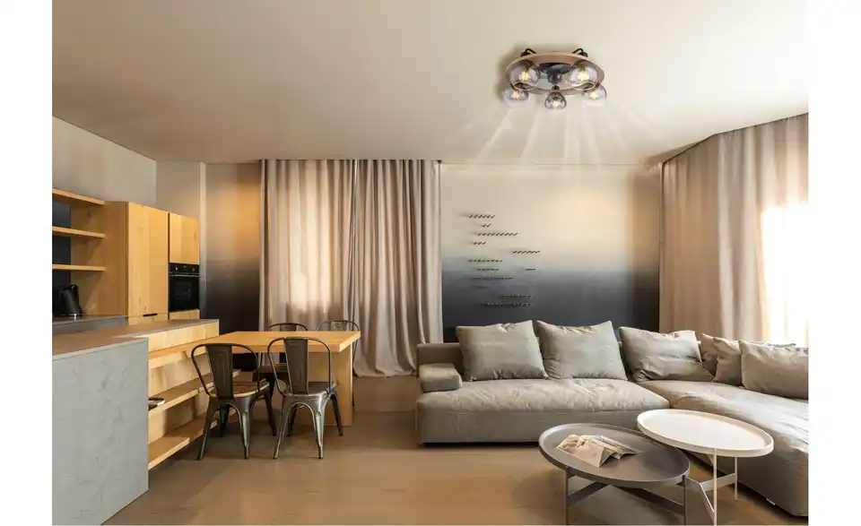Globo Lighting Ventilator, in Wohnsituation