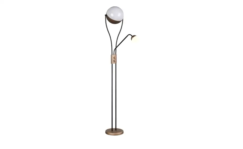 Trio LED-Deckenfluter, Beleuchtet
