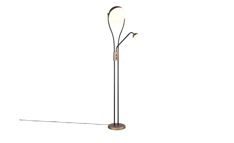 Trio LED-Deckenfluter, Beleuchtet
