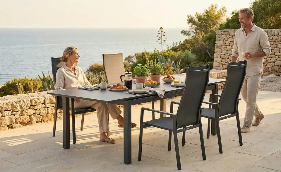 a casa mia Gartentisch London, in Wohnsituation