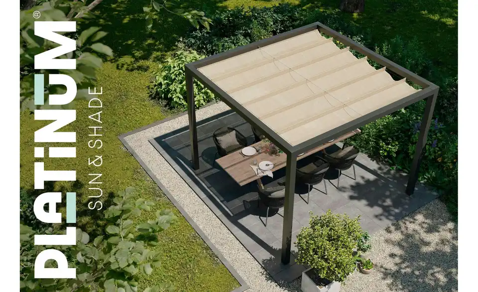 Siena Garden Faltsonnensegel Coolfit, in Wohnsituation