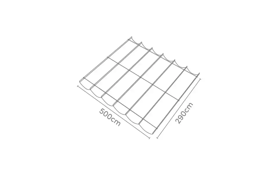 Siena Garden Faltsonnensegel Coolfit, Bemaßung