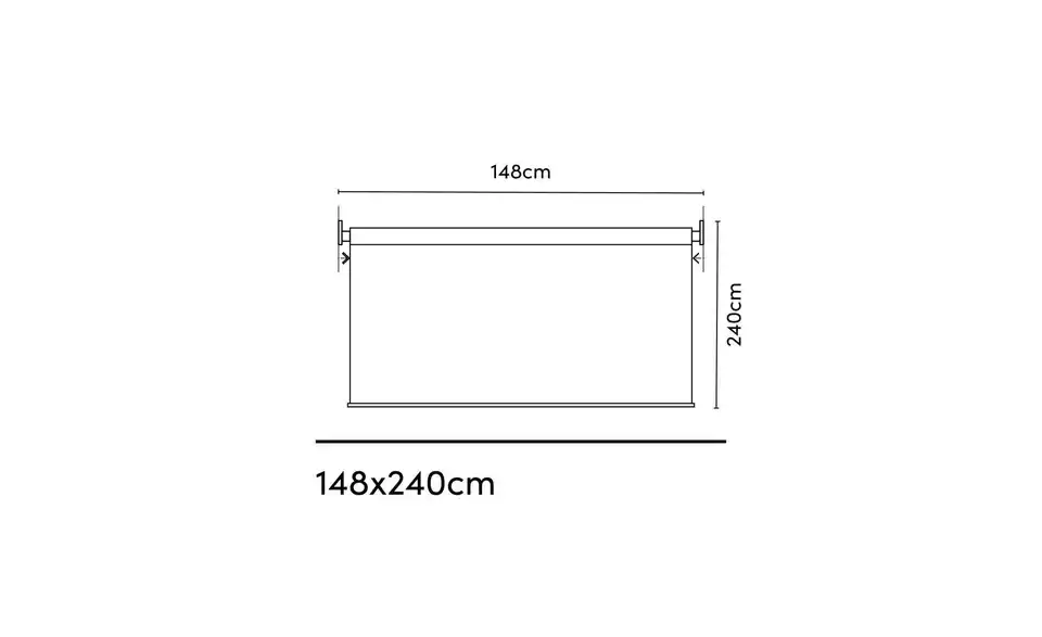 Siena Garden Rollo Coolfit, Bemaßung