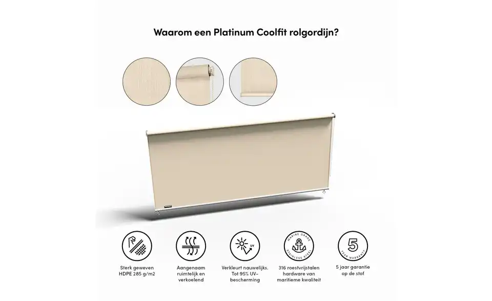 Siena Garden Rollo Coolfit, Bild mit Text