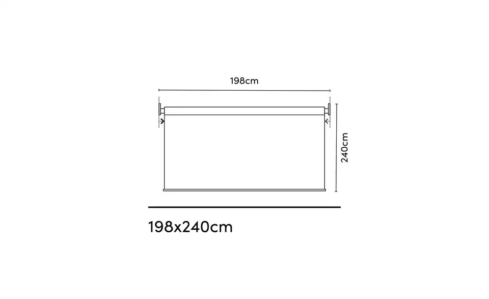 Siena Garden Rollo Coolfit, Bemaßung