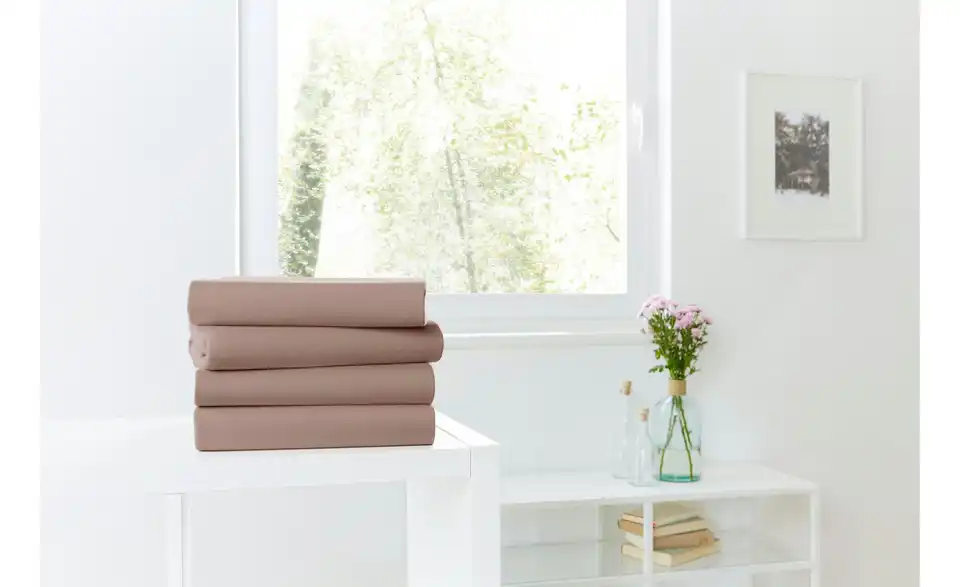 Jersey Spannbettlaken, in Wohnsituation