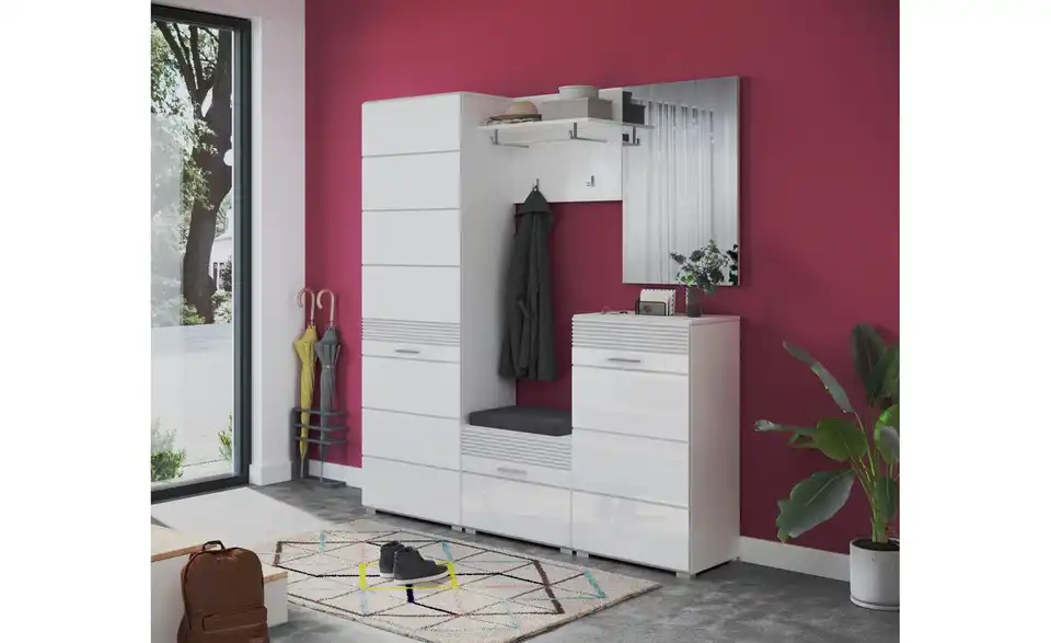 Sitzbank, in Wohnsituation