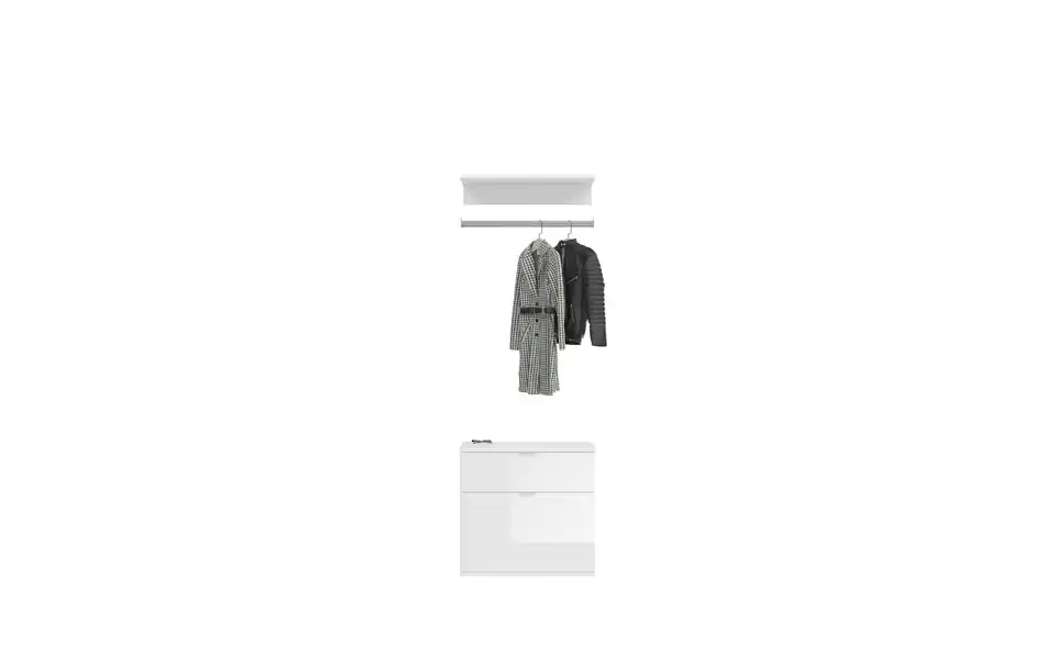 Garderoben-Set, Detailansicht