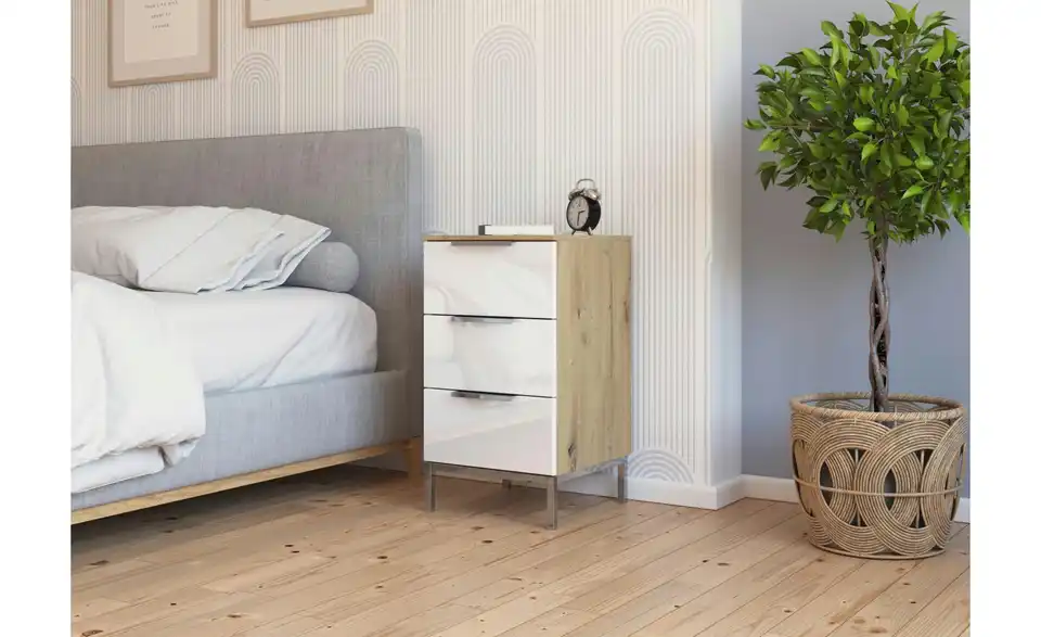 Nachttisch Flipp, in Wohnsituation