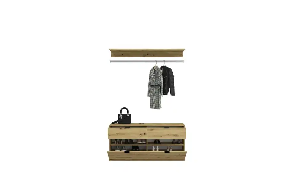 Garderoben-Set, Stoffstruktur