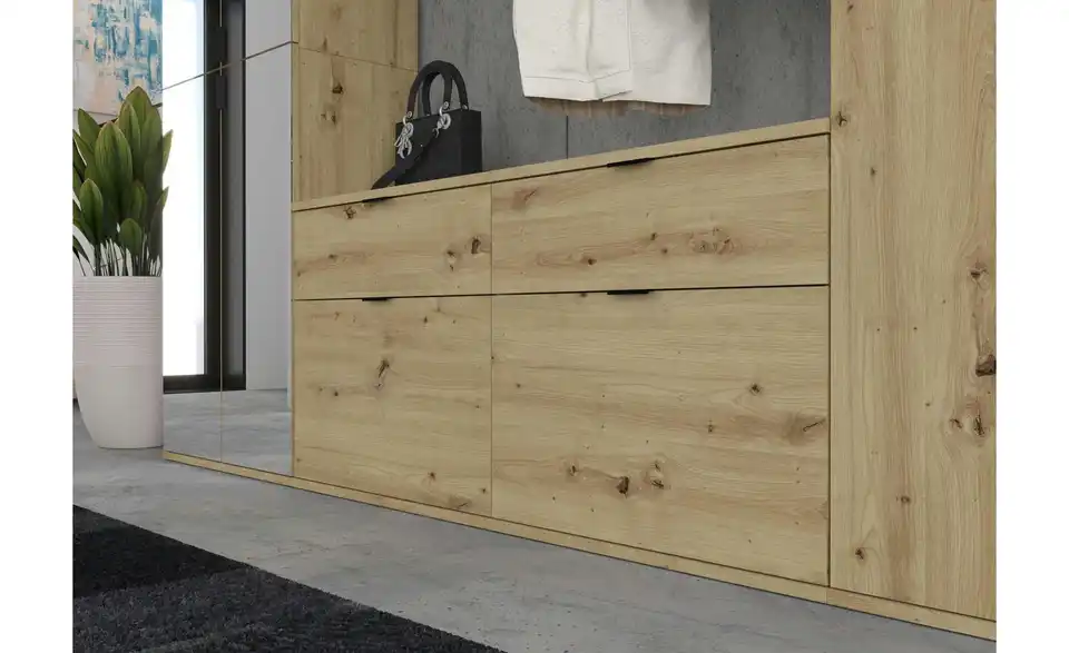 Garderobenkombination, Detailansicht