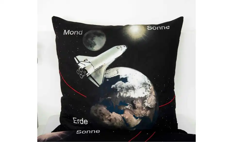 Bettwäsche-Set Weltraum, Detailansicht