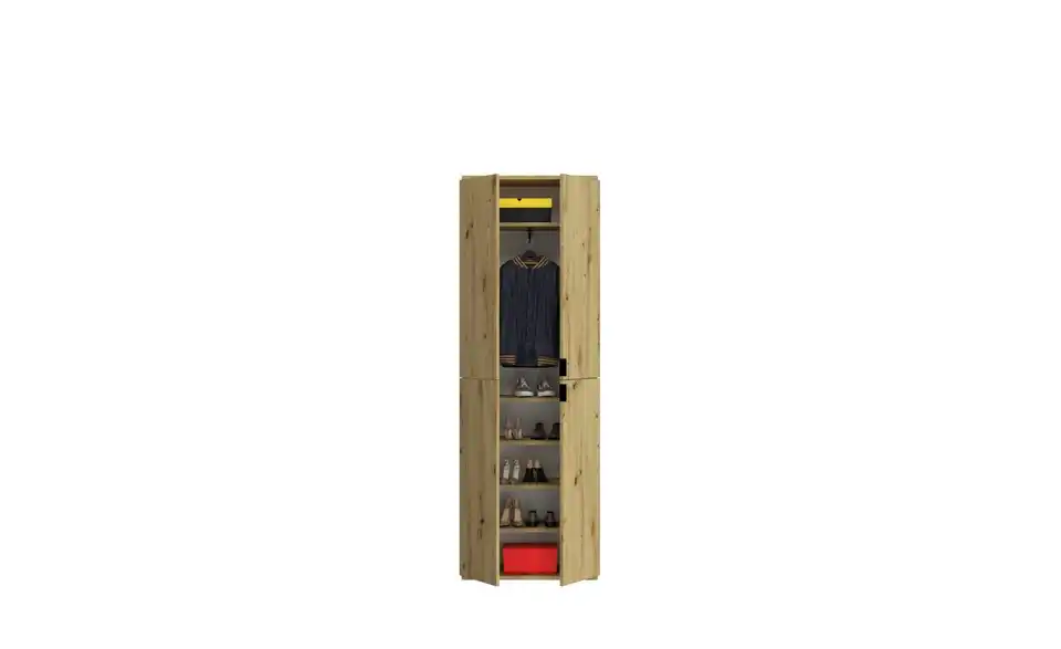 Garderoben-Set, geöffnet