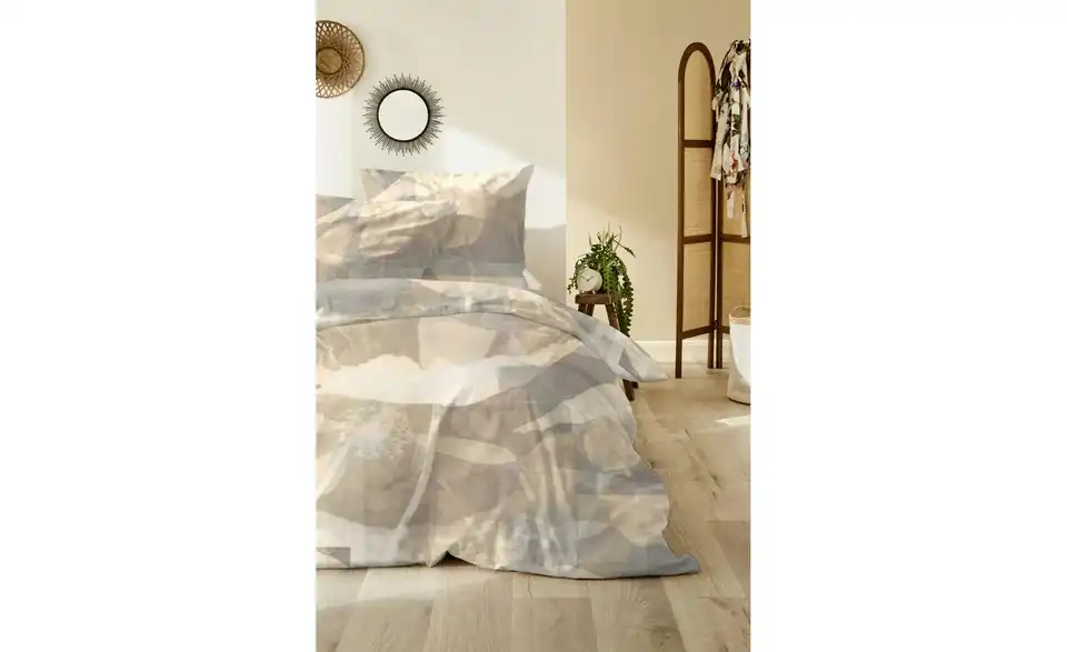 Mako-Satin Bettwäsche-Set, in Wohnsituation