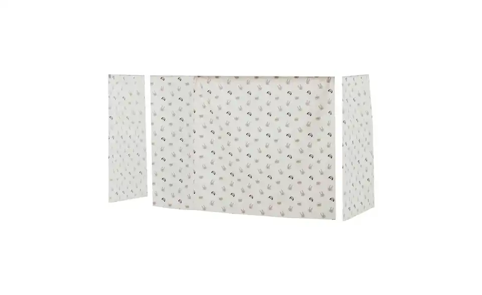 Hoppekids Vorhang Mittelhochbett 90x200, Frontansicht