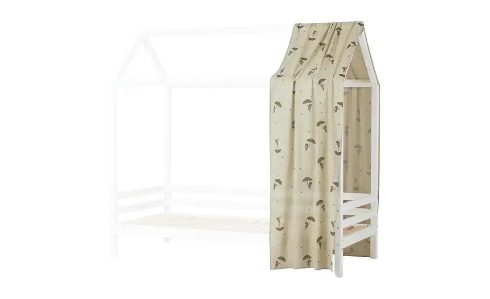 Hoppekids Hausbett-Vorhang 90x200 cm, Frontansicht