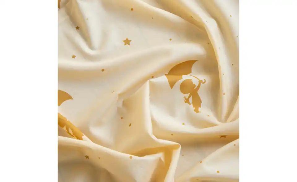 Hoppekids Hausbett-Vorhang 70x160 cm, Stoffstruktur