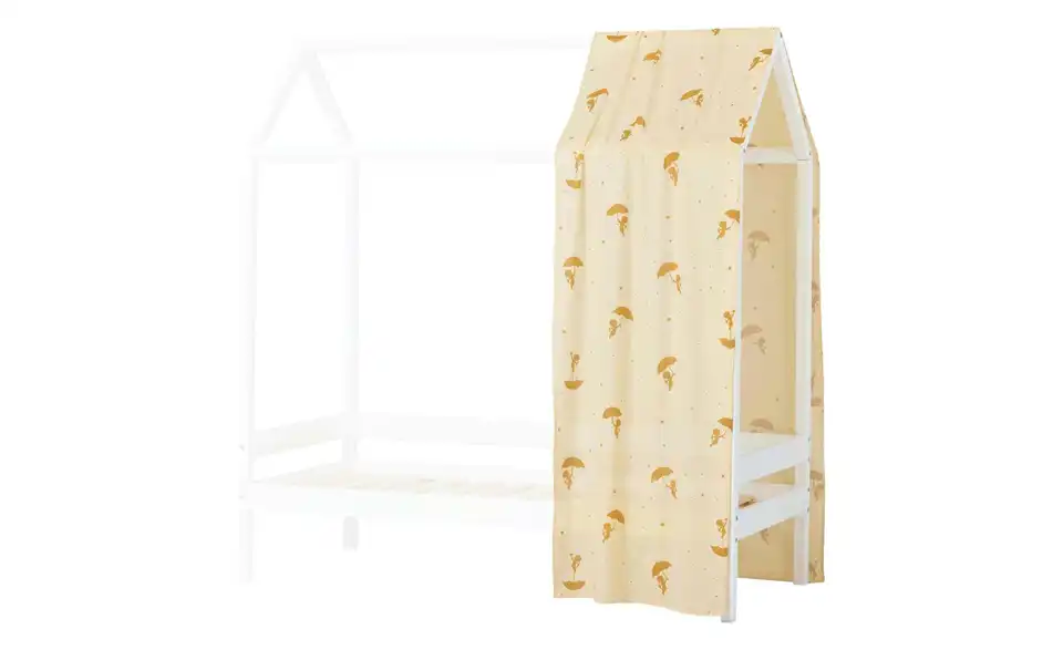 Hoppekids Hausbett-Vorhang 70x160 cm, Frontansicht