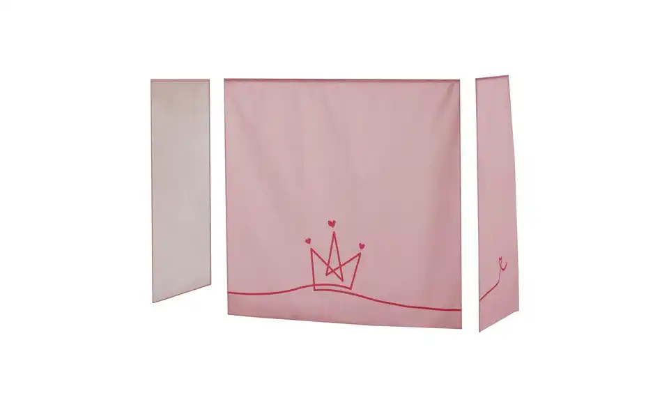 Hoppekids Vorhang Mittelhochbett 70x160, Frontansicht