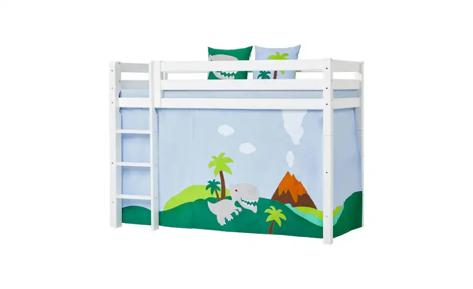 Hoppekids Vorhang Mittelhochbett 90x200, in Wohnsituation