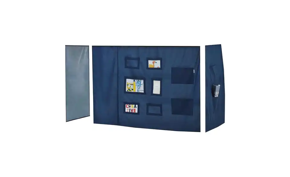 Hoppekids Vorhang Mittelhochbett 90x200, Frontansicht