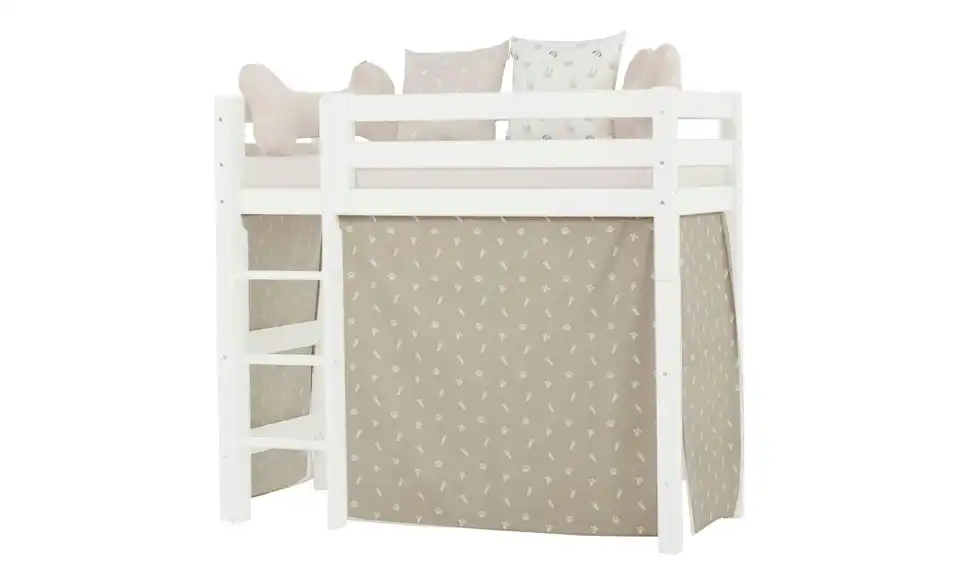 Hoppekids Vorhang Mittelhochbett 70x160, Funktionsansicht