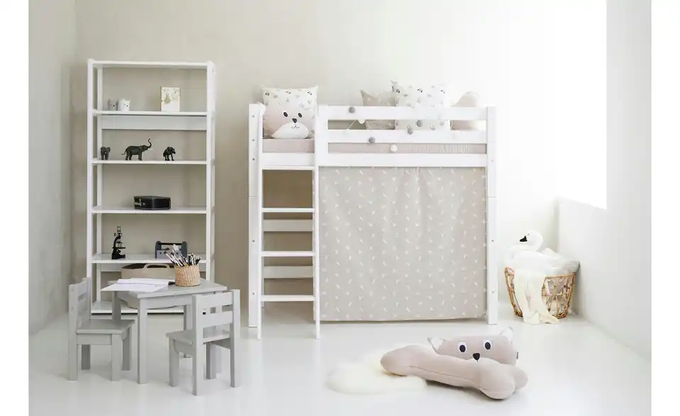 Hoppekids Vorhang Mittelhochbett 70x160, in Wohnsituation