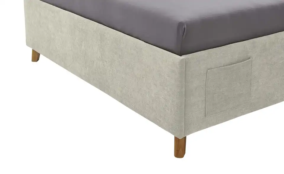 Polsterbett mit trendiger Kederumrahmung, Detailansicht