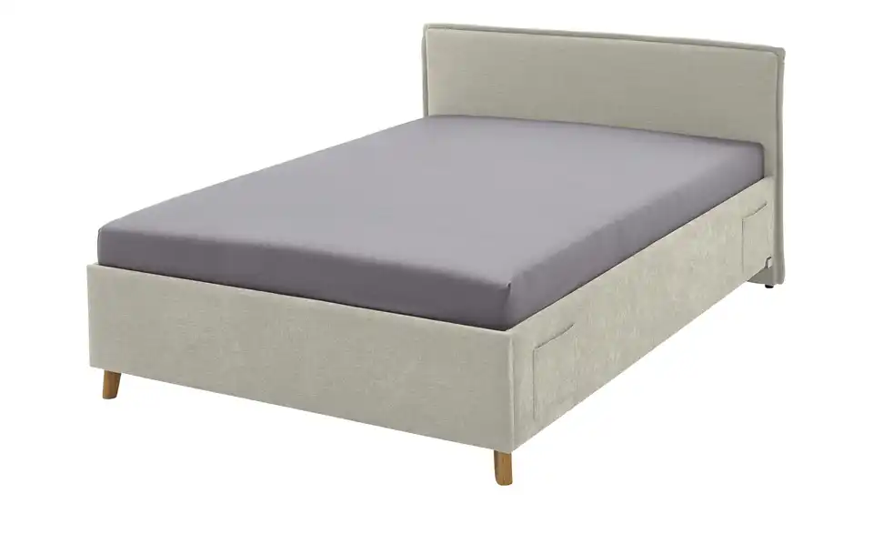 Polsterbett mit trendiger Kederumrahmung, Perspektive