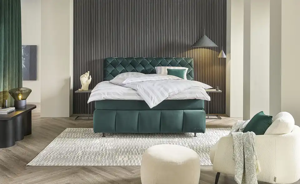 Jette Home Boxspringbett, in Wohnsituation