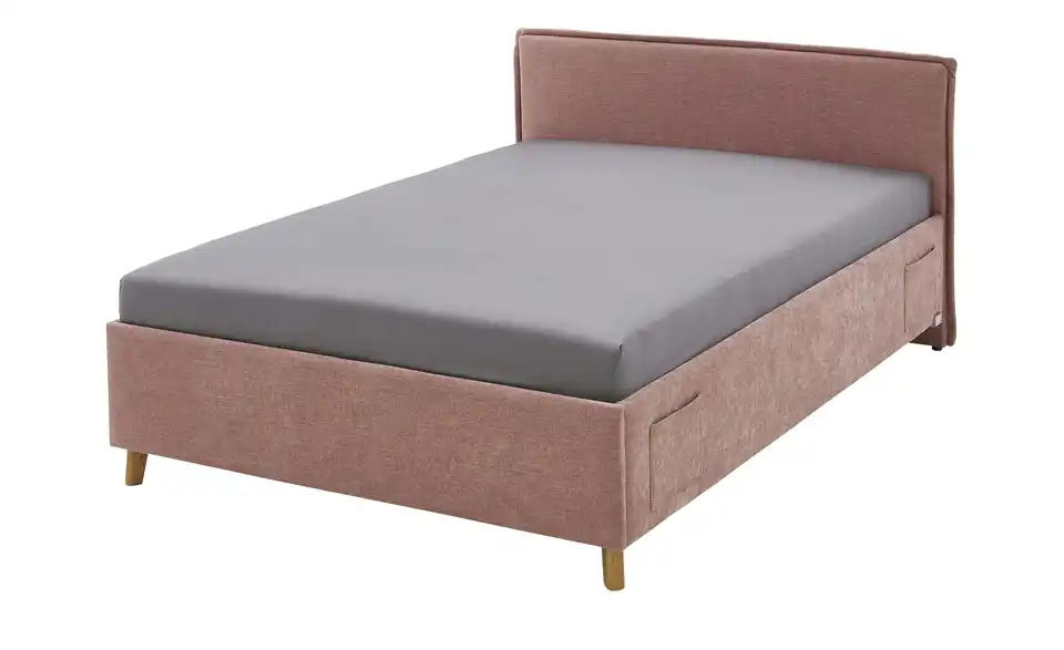 Polsterbett mit trendiger Kederumrahmung, Perspektive