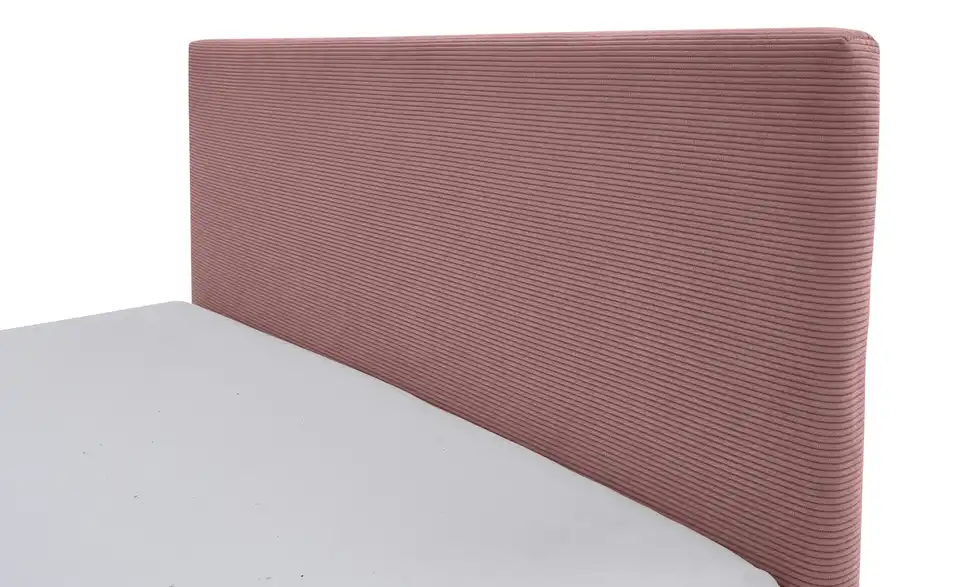 Polsterbett in Cord, Detailansicht