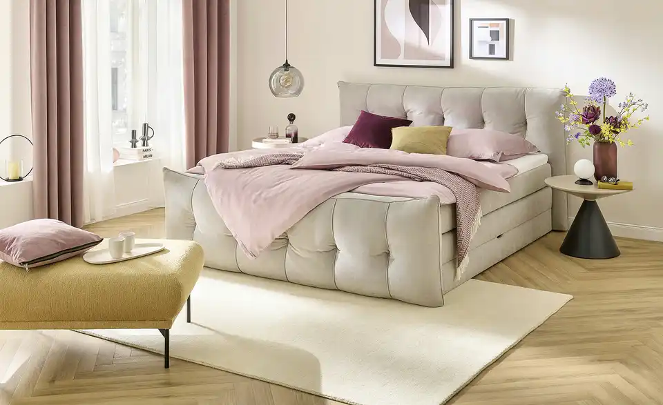 Twist Boxspringbett Sofia mit Bettkasten, in Wohnsituation