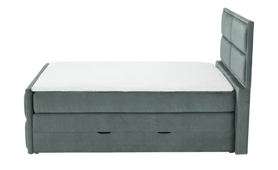 Boxspringbett mit Bettkasten, Profilansicht