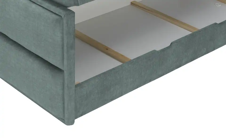 Boxspringbett mit Bettkasten, Detailansicht