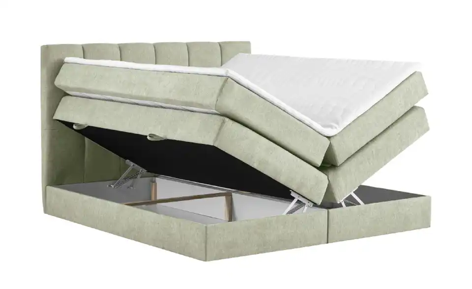 Boxspringbett mit Bettkasten, Funktionsansicht