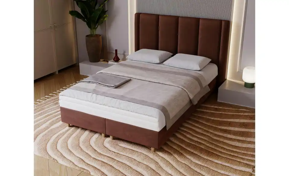 Boxbett mit Matratze, in Wohnsituation