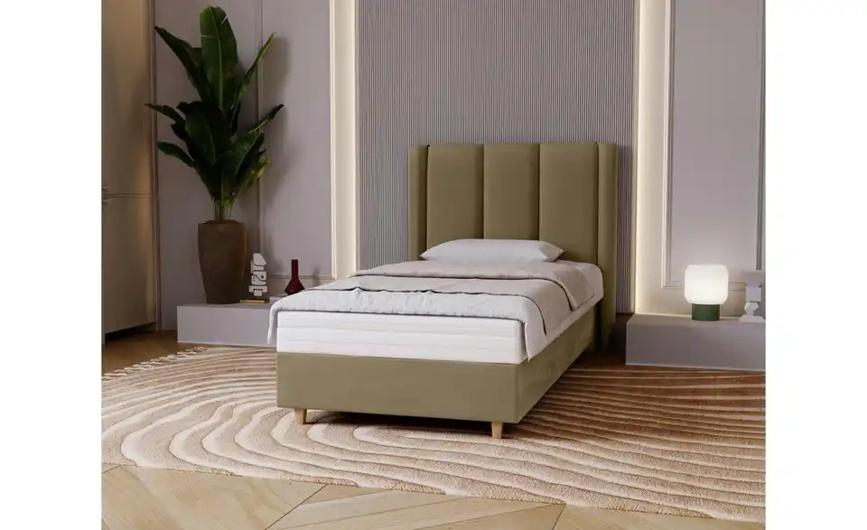 Boxbett mit Matratze, in Wohnsituation