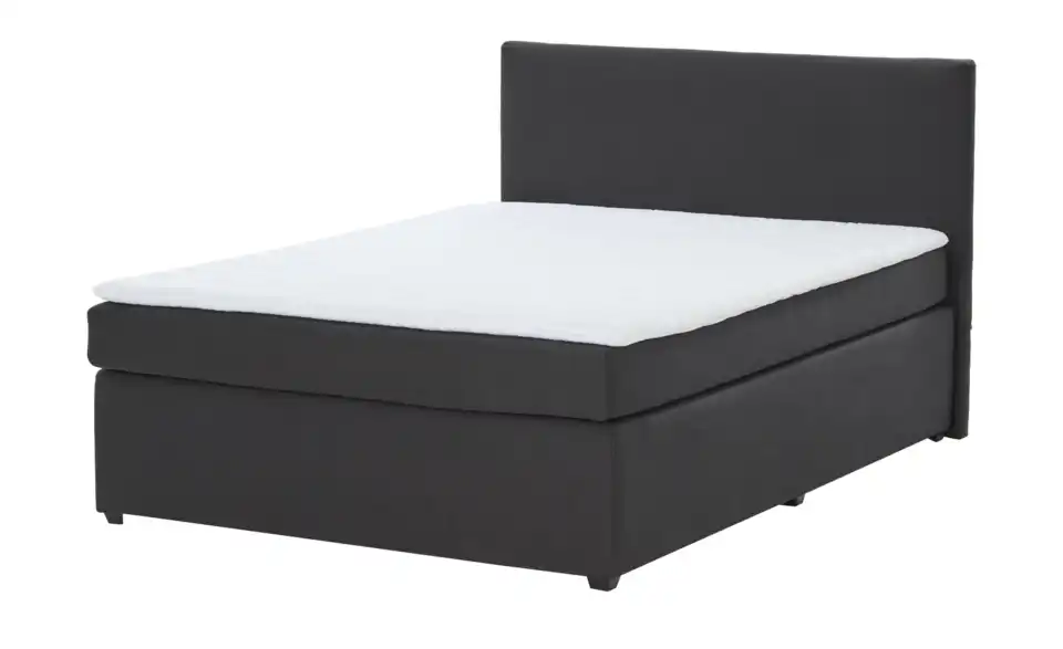Boxspringbett mit Matratze und Topper, H3, Perspektive
