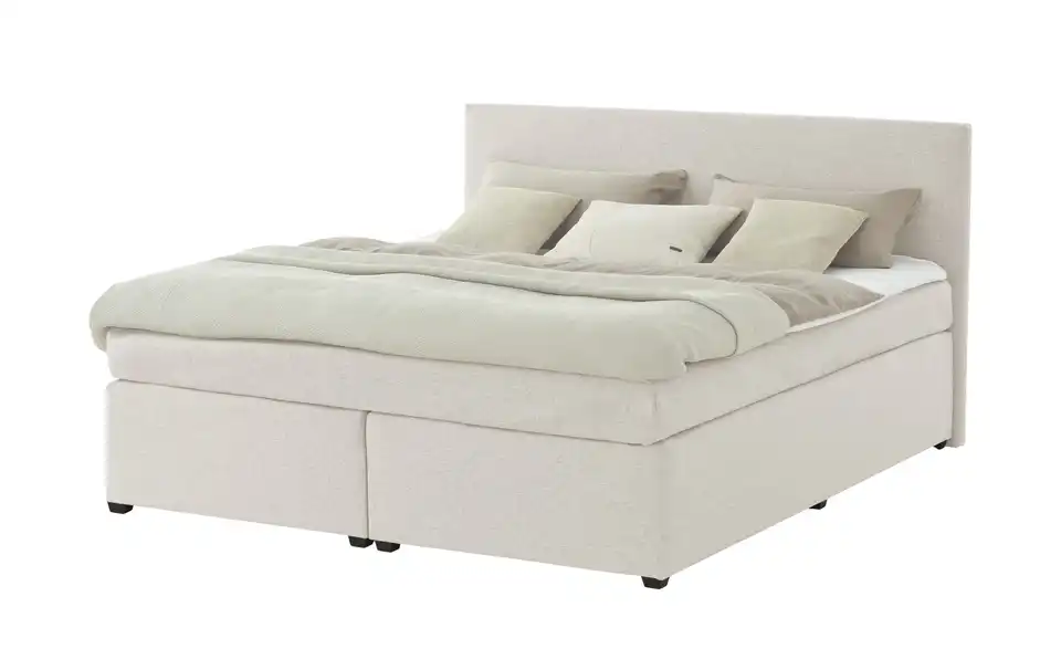 Boxspringbett mit Matratze und Topper, H3, Perspektive
