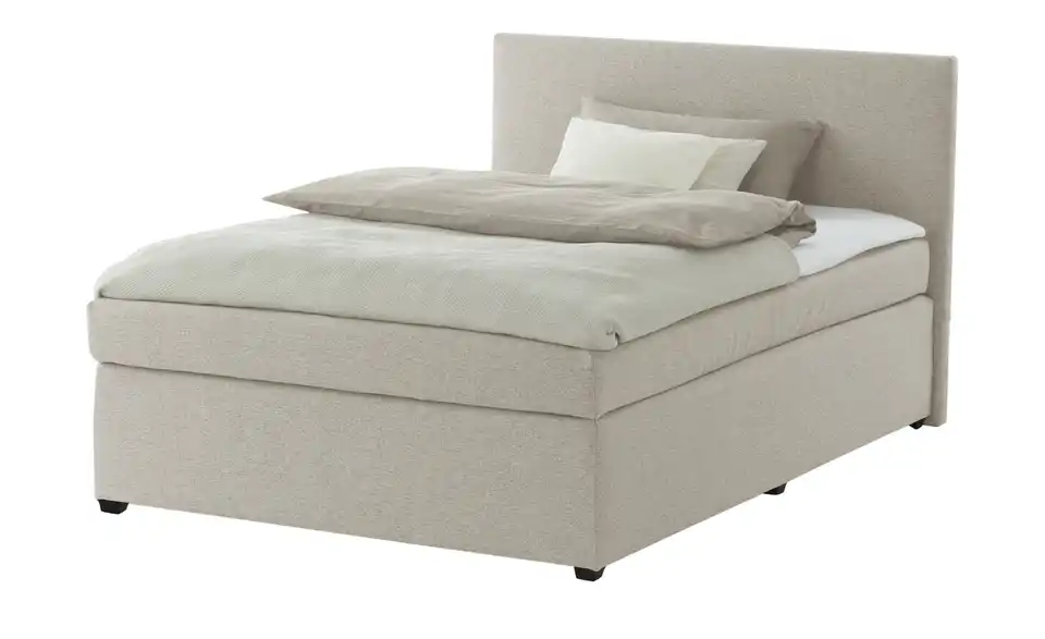 Boxspringbett mit Matratze und Topper, H3, Perspektive
