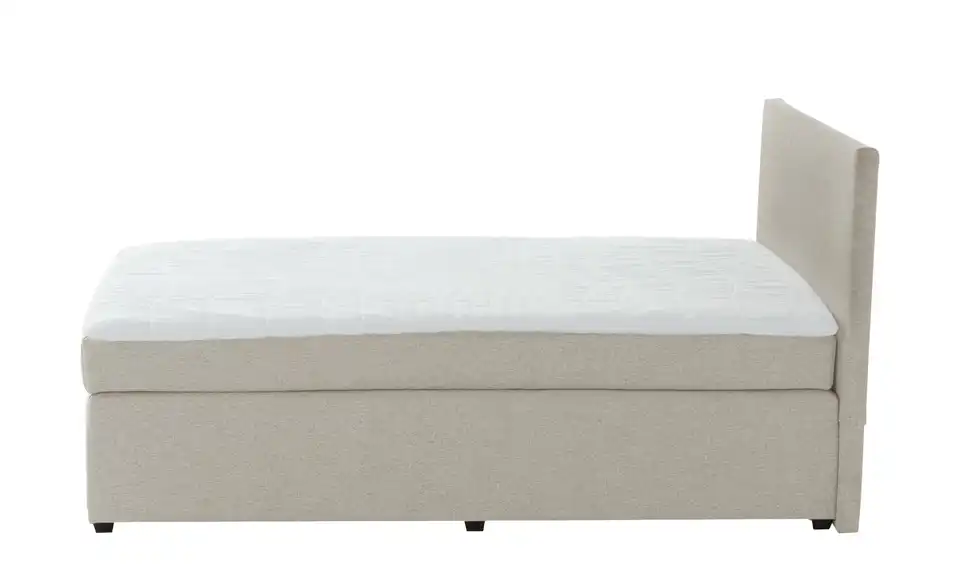 Boxspringbett mit Matratze und Topper, H3, Profilansicht