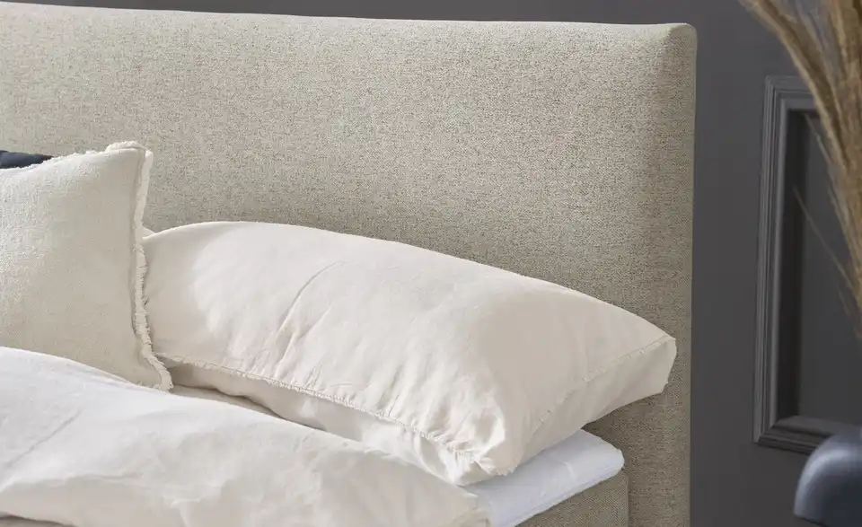 Boxspringbett mit Matratze und Topper, H3, Detailansicht