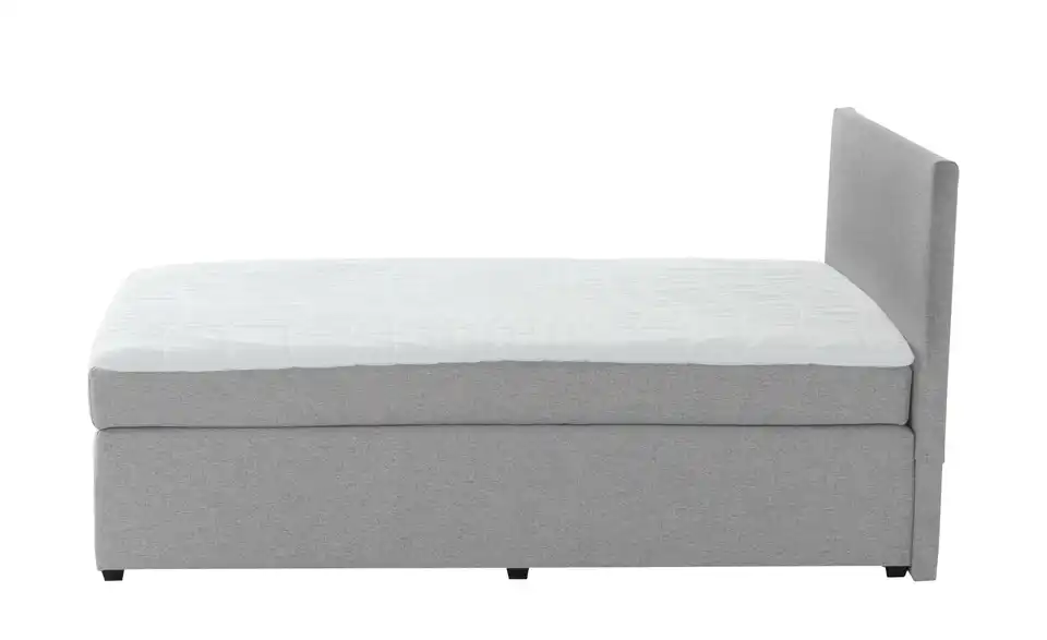 Boxspringbett mit Matratze und Topper, H3, Profilansicht