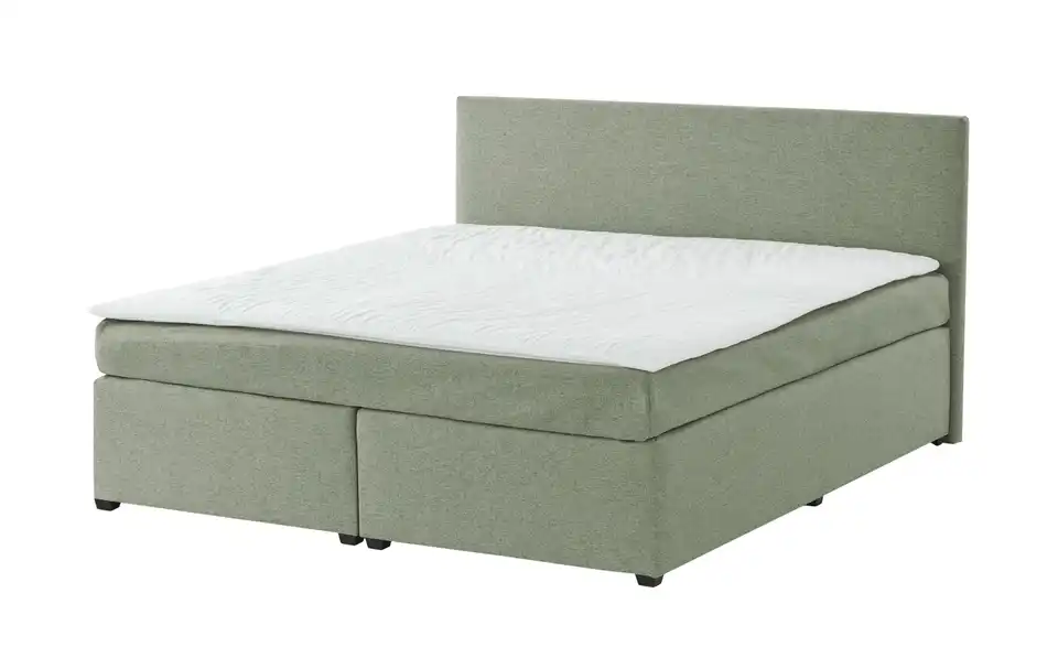 Boxspringbett mit Matratze und Topper, H3, Perspektive
