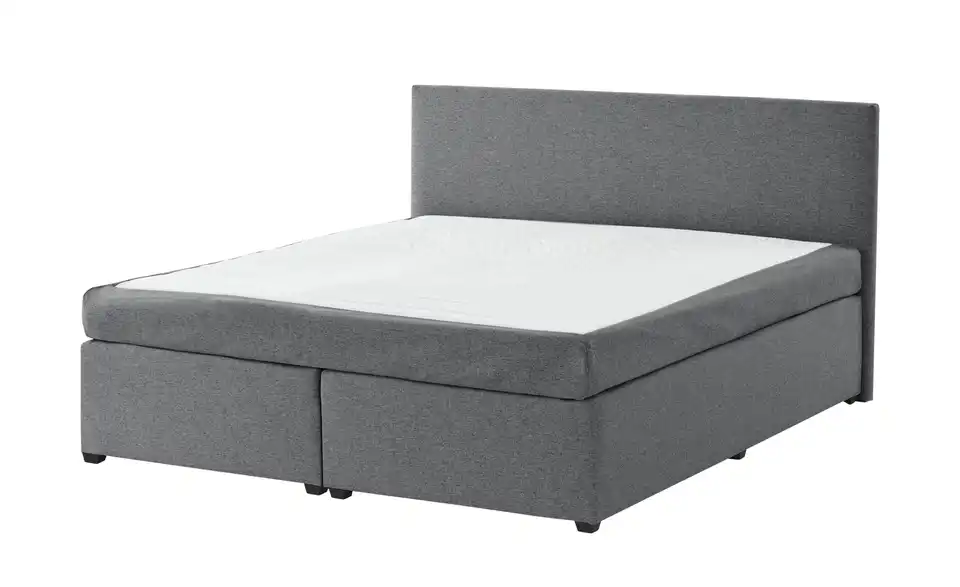 Boxspringbett mit Matratze und Topper, H3, Perspektive
