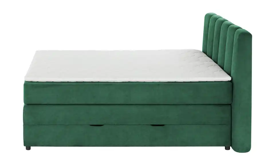 Boxspringbett mit Bettkasten, Profilansicht
